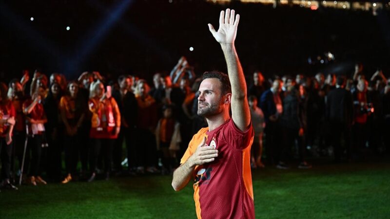 Galatasaray'da sözleşmesi sona eren İspanyol futbolcu Juan Mata, veda mesajı