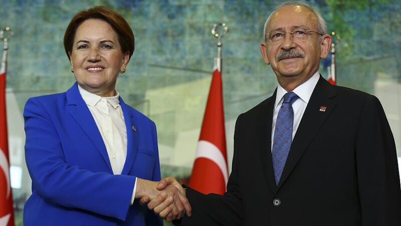 CHP Genel Başkanı Kemal Kılıçdaroğlu, İYİ Parti Genel Başkanı Meral