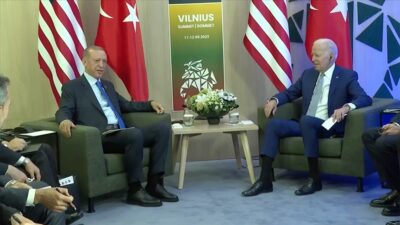 Cumhurbaşkanı Erdoğan, Biden ile bir araya geldi