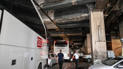 İstanbul Otogarı’nda kolonlar alarm veriyor! Paslı demirler görünmeye başladı