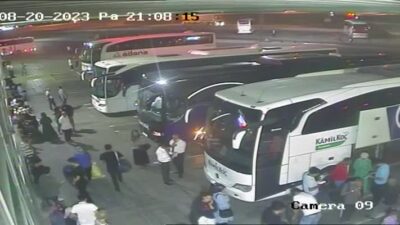 12 kişinin öldüğü otobüsün son görüntüsü ortaya çıktı