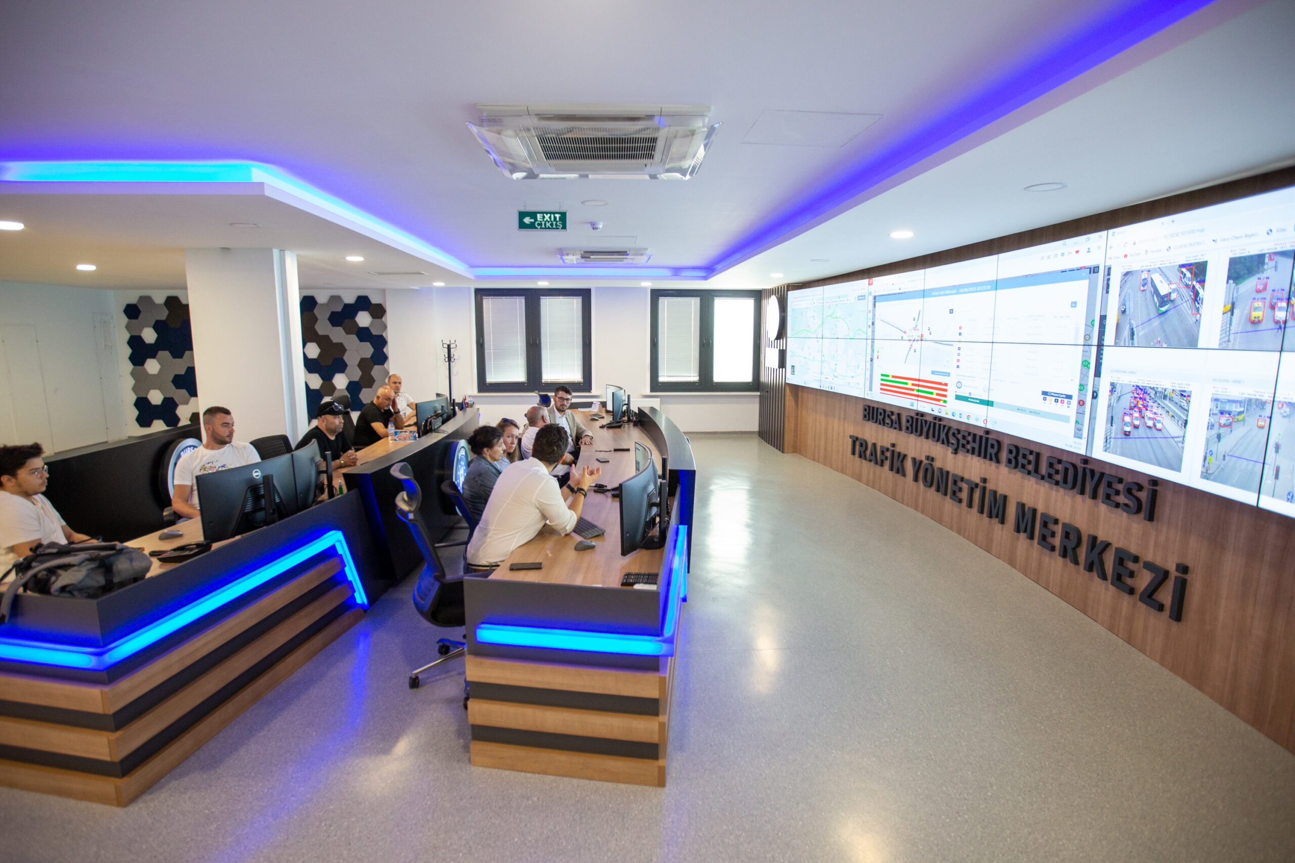 Bursa’daki trafik yönetim merkezine Ukrayna’dan ziyaret
