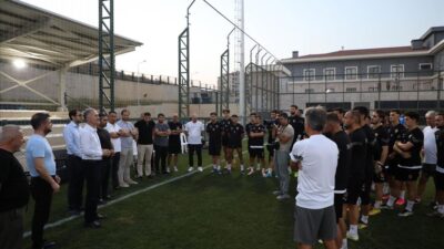Başkan Taban’dan İnegölspor’a ilk maç öncesi moral ziyareti