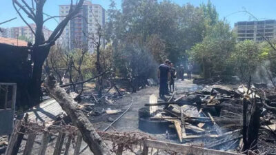 Kayseri’de çocukların attığı torpil, evi yaktı