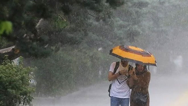 9 il için sarı kodlu yağış uyarısı