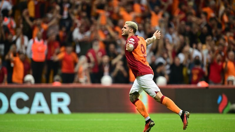 Icardi, büyük maçları seviyor Galatasaray, Trendyol Süper Lig'in 2. haftasında konuk ettiği Trabzonspor'u Mauro