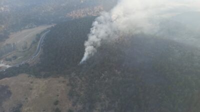 Eskişehir’deki orman yangını! Kontrol altına alındı