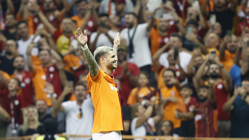 Attığı gollerle Galatasaray'a büyük katkı sağlayan Mauro Icardı performansıyla Avrupa'nın