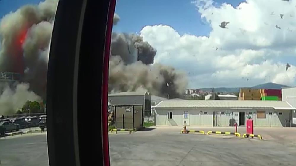 Kocaeli Derince Limanı yakınlarında patlama