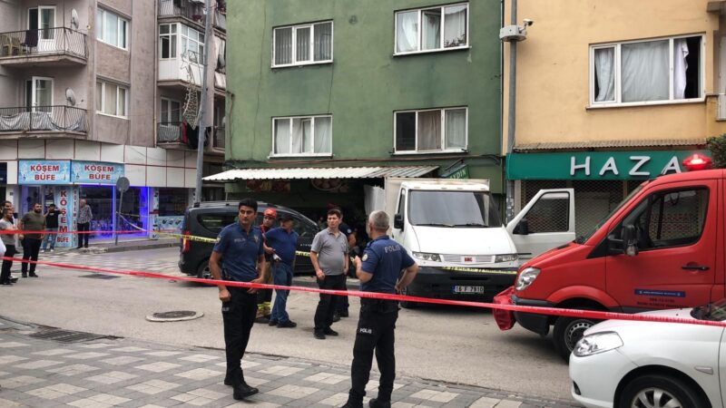 Bursa'nın Gemlik ilçesinde rampa aşağı inerken kontrolden çıkan otomobil park