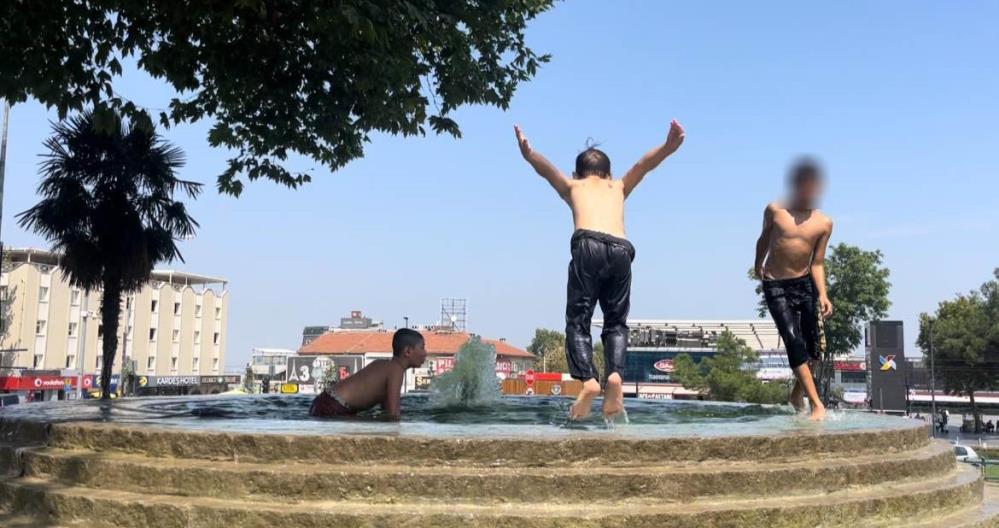 Bursa’da çocukların tehlikeli oyunu