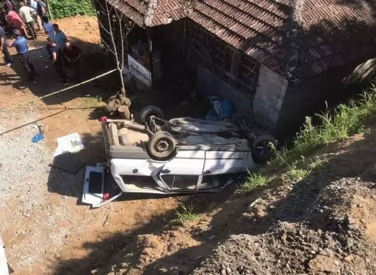 Ordu’da otomobil şarampole devrildi: 3 ölü, 2 yaralı