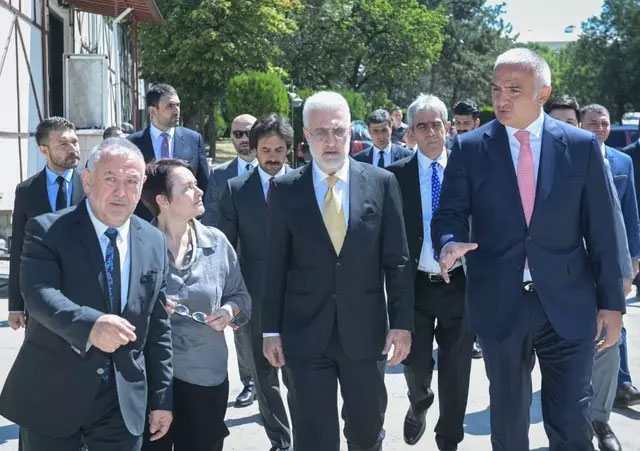 Yeni görevinde bakanı ağırladı! İşte o anlar…