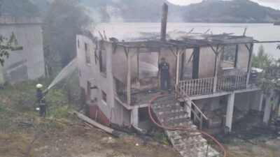 Benzin bidonu alev aldı: 1 ölü, 1 yaralı