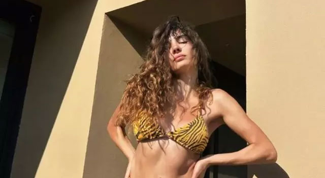 Ebru Şahin’in bikinili pozları sosyal medyayı salladı