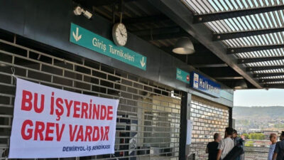 İzmir’de metro ve tramvay işçilerinin grevi sürüyor