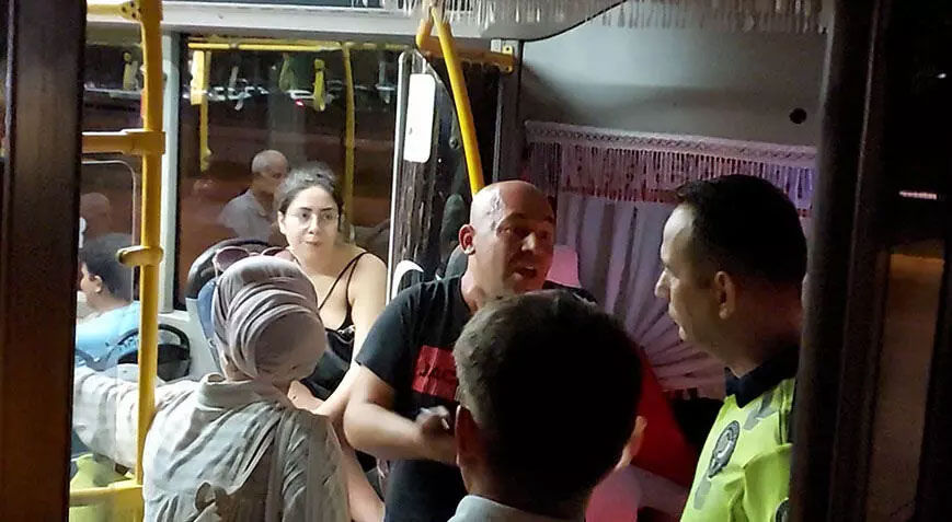 Klima tartışması! ‘Psikolojim bozuldu’ diyen şoför araçtan indi