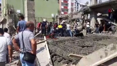 Hatay’da inşaatta göçük! 4 işçiden 3’ü kurtarıldı