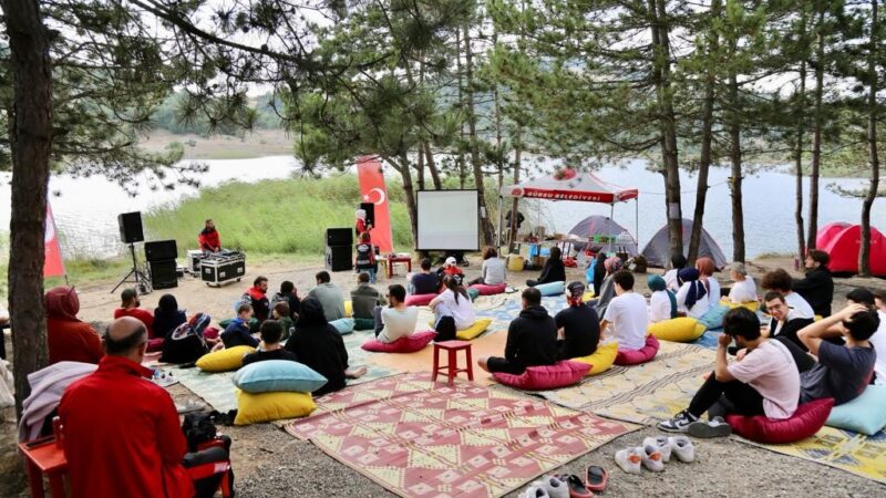 Adrenalin Parkta afet eğitimi Gürsu Arama Kurtarma Ekibi ( GÜRAK) halka açık bir eğitim