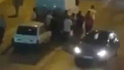 Bursa’da aileler tartıştı sokak ringe döndü