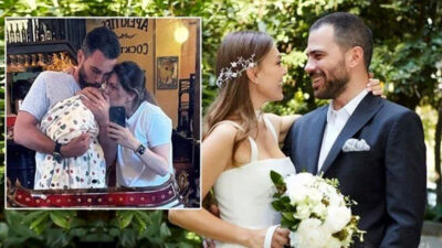 Anne olan Aslı Enver’den aile pozu geldi