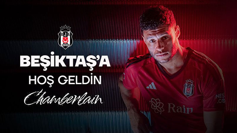 Beşiktaş transferi duyurdu Beşiktaş, İngiliz orta saha Alexander Oxlade-Chamberlain ile 3 yıllık sözleşme