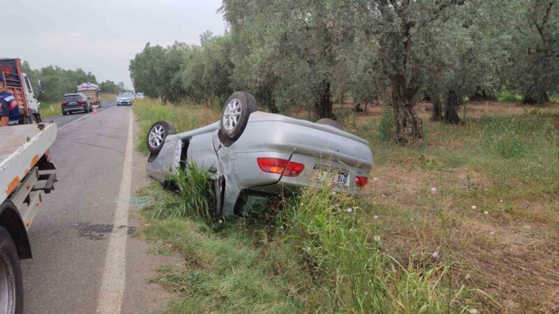 Bursa’da otomobil takla attı! Ölü ve yaralılar var… Bursa’nın Orhangazi ilçesinde otomobilin takla atması sonucu 1 kişi öldü,
