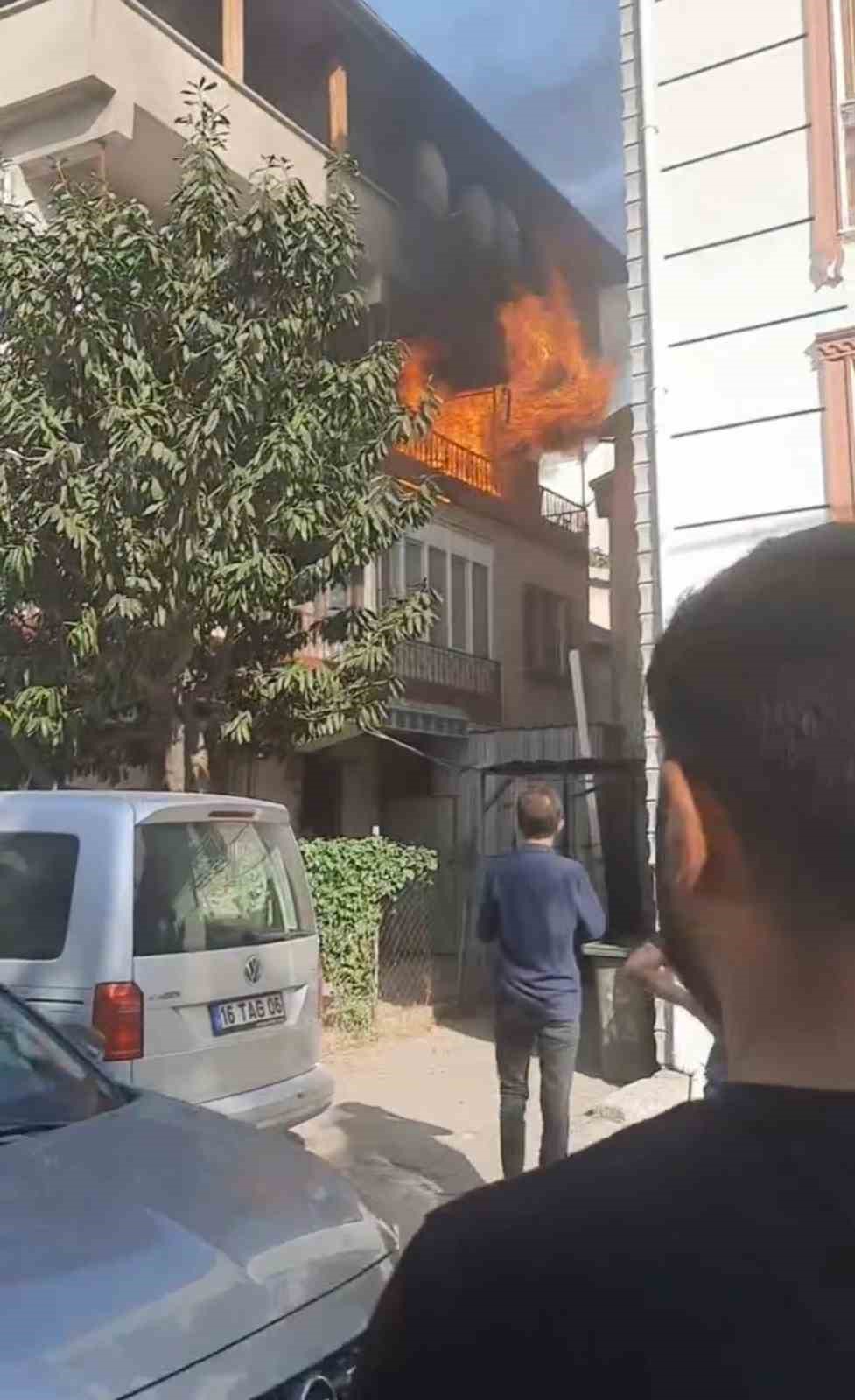 Bursa’da yangın paniği