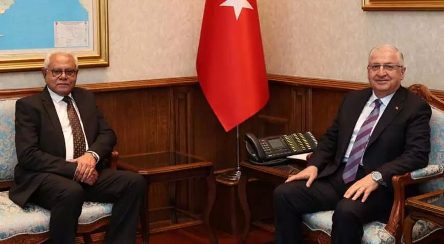 Bakan Güler, Pakistan Büyükelçisi Junaid’i kabul etti