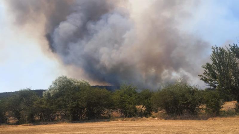 Bir yangın da Eskişehir’de çıktı