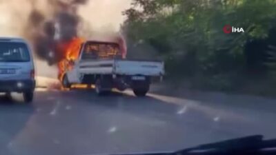 Bursa’da korku dolu dakikalar! Arıza yapan kamyonet…