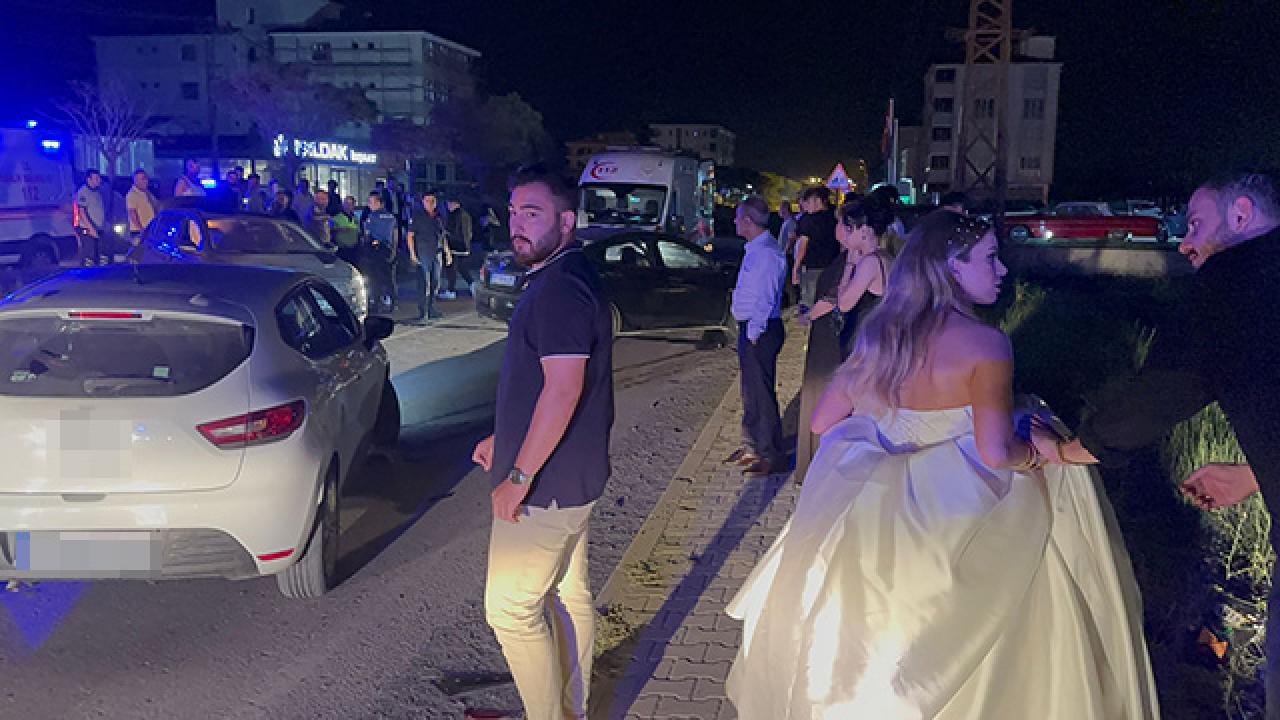 Yeni evli çiftin düğün gecesi hastanede son buldu