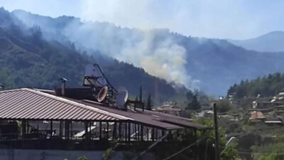 Hatay’da orman yangını