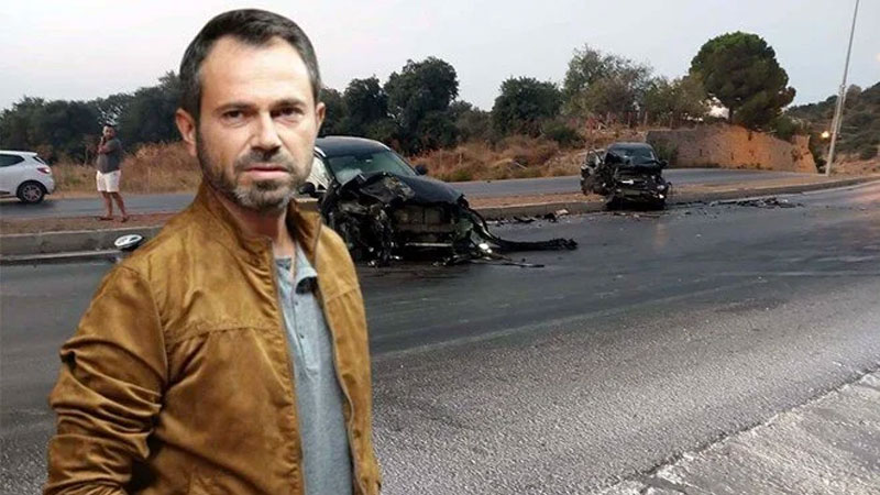 Bursalı ünlü oyuncu kaza geçirdi