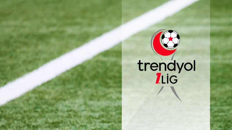 Trendyol 1. Lig'de 7 haftalık maç programı belli oldu.
