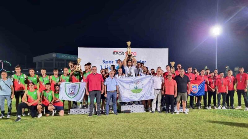 Osmangazi Belediyespor, Süper Lig’de Konya’da düzenlenen Atletizm Spor Toto 1. Lig Final Müsabakaları’nda 141