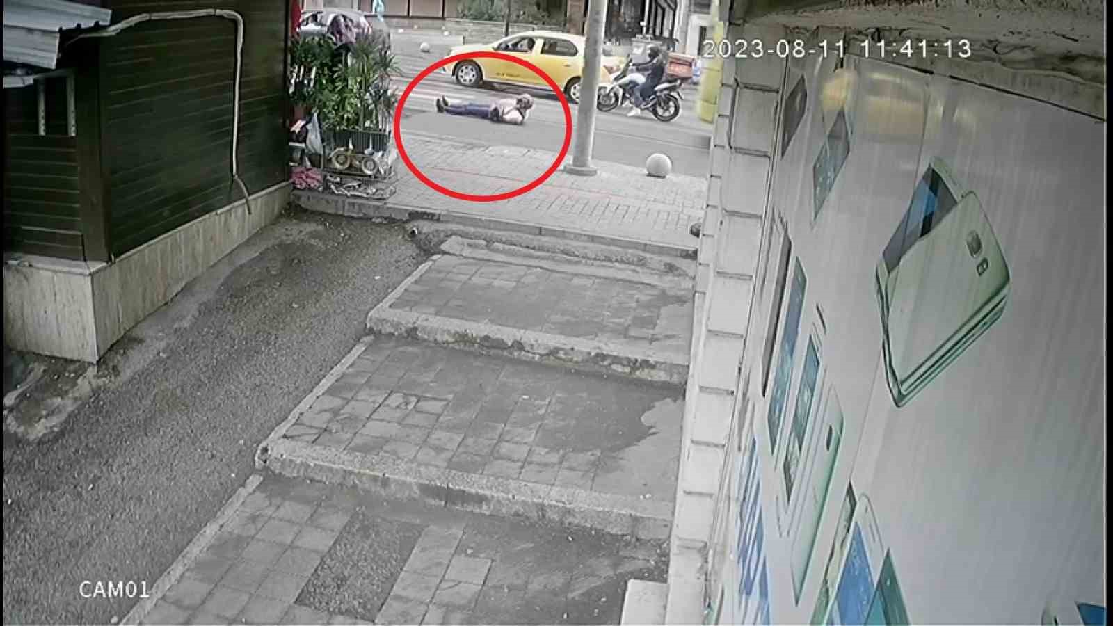 Bursa’da ölümün teğet geçtiği anlar kamerada…