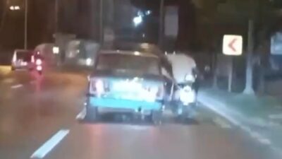 Bursa’da tehlikeli yolculuk