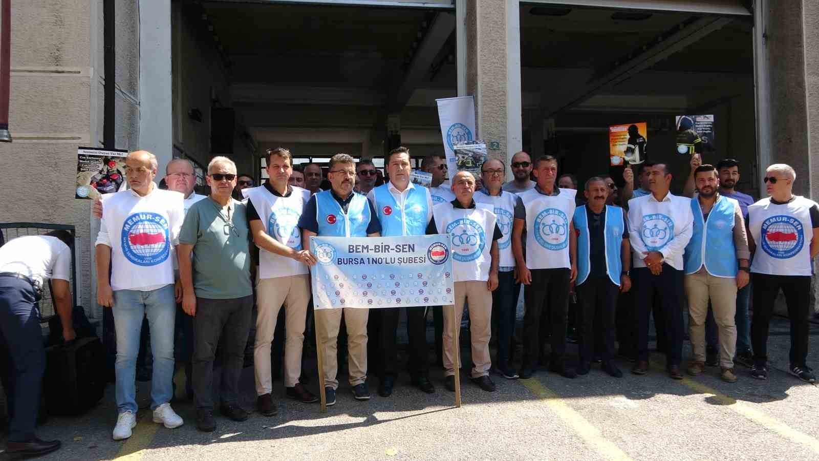 Bursa’da yangında şiddete maruz kalan itfaiye eri için destek