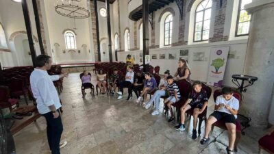 Ziyaretçilere Gölyazı’nın tarihini ve değerlerini çocuklar aktaracak
