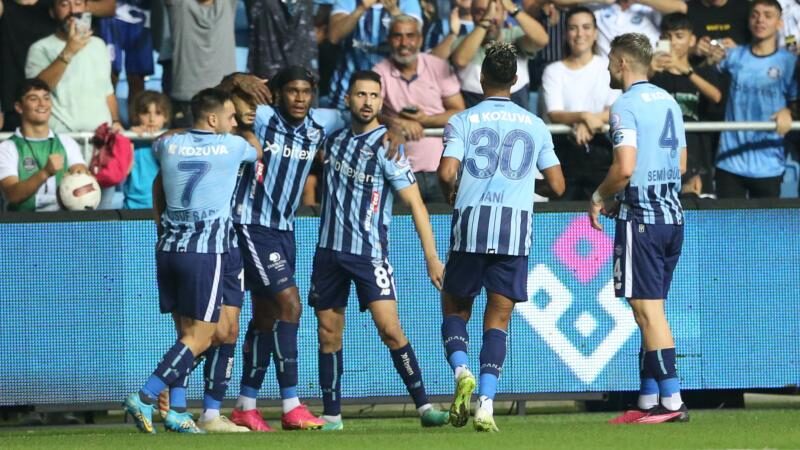 Adana Demirspor Beşiktaş’ı 4 golle geçti Trendyol Süper Lig 3. hafta erteleme mücadelesinde Yukatel Adana Demirspor,