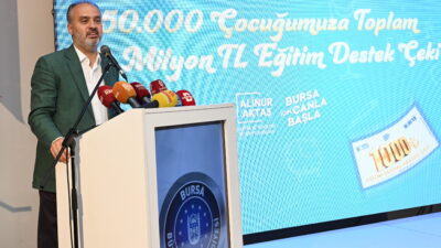Bursa’da öğrencilere 50 milyon liralık destek!