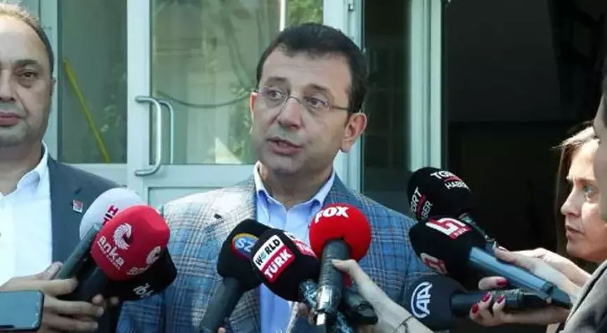 Ekrem İmamoğlu’ndan adaylık açıklaması