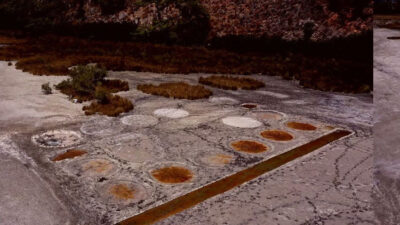 İztuzu’nda sular çekildi, 2 bin yıllık tesis ortaya çıktı