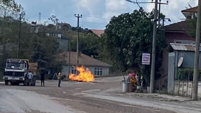 Doğalgaz çalışması sırasında patlama: 1 işçi yaralı