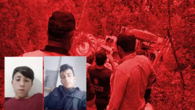 Devrilen traktörden kahreden haber: 2 can kaybı