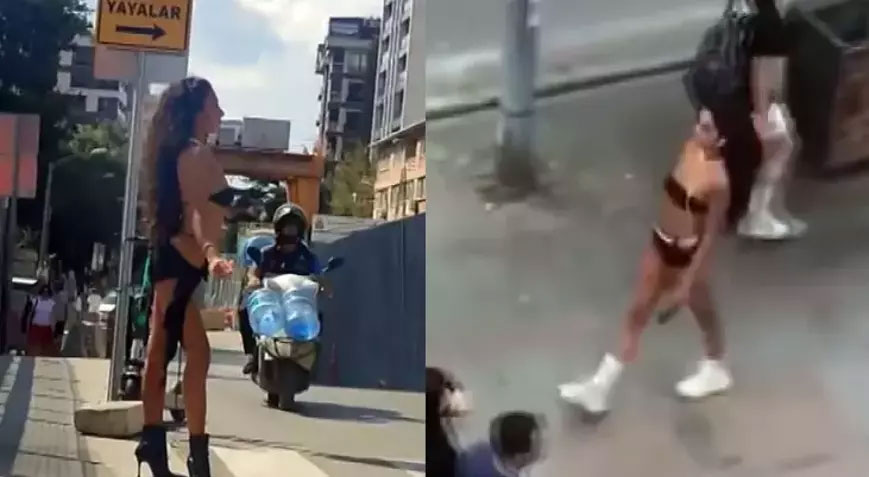 Mayoyla gezen mankene: Kitap okuma cezası Mayoyla gezen mankene: Kitap okuma cezası