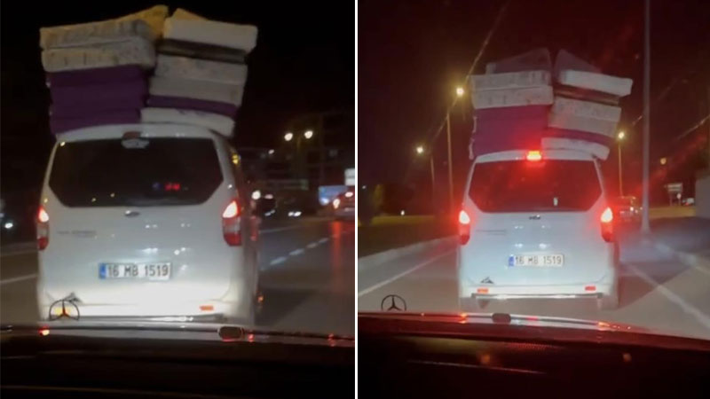 Bursa’da tehlikeli yolculuk