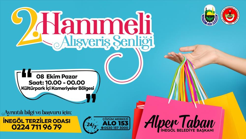 Bursa’da 2. Hanımeli Alışveriş Şenliği ertelendi