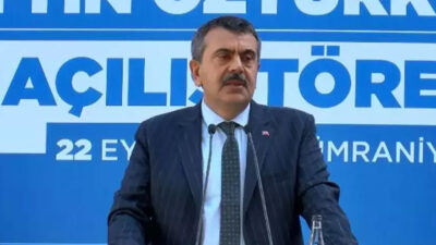 Bakan Tekin: Bütün kesimlerin desteğini bekliyoruz